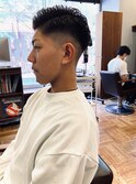 【IRIE HAIR赤坂】アップバング×フェードスタイル×束感カット