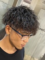 30代40代髪型東京バーバー日本橋フェードツイストスパイラル