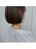 大人っぽいミニボブ