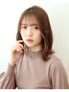 サンク ヘア アンド スパ パルシェ店(CINQ hair&spa) 《CINQ》勝見　大人可愛いくびれミディアム♪