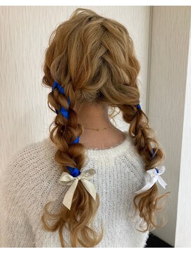 ベルグロー(BELLEGROW) リボンツインテール