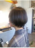ボブよりのショートボブ