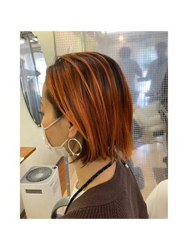 リューデパルティル(lieu de PARTIL) 切りっぱなしボブ