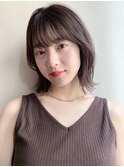 ２０代３０代モテ髪似合わせおくれ毛顔まわりカット