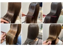 oggi　ottoで髪質改善。髪質に合った薬剤選定と高い技術力で、ダメージレスに自然なストレートへ。