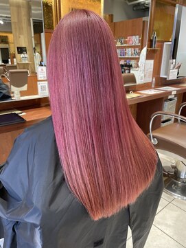 美容室エクストラアーツジャパン(X ARTS JAPAN) ブリーチ2回で叶うピンクベージュ