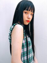 銀座 LIBERTE 大人可愛い暗黒カラー×ストレートヘア