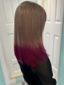 マティーナ ヘアー 池袋(Matina hair) 【裾カラーピンクヘアー】20代30代40代50代