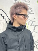 ピンクスパイキーショート