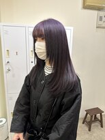 メール(mer)&nbsp;顔周りレイヤー×ピンクバイオレット