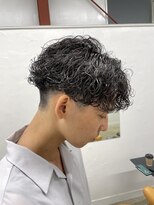 ブリックマウントヘアメイク(Blic mt hair make) 刈り上げ波巻きパーマ