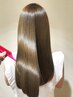 【艶美ストレート】似合わせカット＋縮毛矯正＋しっとり内部補修Tr￥22000