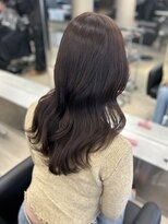 ペレ 栄店(PELE)&nbsp;デザインカラー/レイヤーカット/ウェットヘア/オリーブベージュ