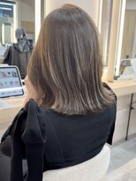 ウェイズトウキョウ 新宿店(Ways TOKYO)&nbsp;レイヤーカット　ミディアムヘア　ウルフカット　ベージュカラー