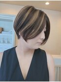 30代/40代/50代/くびれショートカット/ハンサムショート