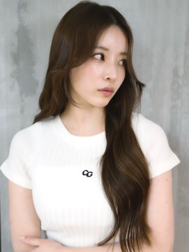 ロンプ(romp) 韓国ヘア/小顔レイヤー／グレージュカラー/髪質改善