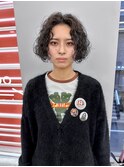 ミニボブ強めスパイラルパーマ
