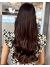艶髪カラー＋髪質再生バイカルテTR￥11500