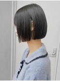 縮毛矯正切りっぱなしボブタッセルボブ名古屋ボブショートボブre