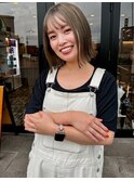 切りっぱなしボブ