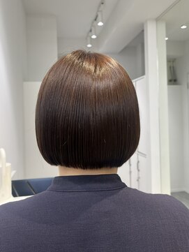 コレクティブワーク 表参道 渋谷(COLLECTIVE WORK) 切りっぱなし髪質改善ボブ顔まわりレイヤー20代30代40代[表参道]