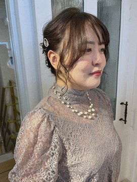ハク アトリエ(HaKU atelier) ゆるふわアップスタイル/お呼ばれヘアセット/ボブアレンジ