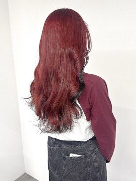 ノウハウ キョウト(KNOWHOW kyoto) インナーカラー/チェリーレッド/黒インナー