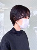 くびれショート　顔まわりカット　京都美容室　進詩織