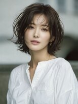 アルトリスト(Altruist Aging×HAIR&SPA) ★ダークアッシュ大人ガーリーボブ着物ミディアムレイヤーカット