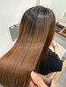 【ダメージが気になる方へ】酸性ストレート＋髪質改善トリートメント×2