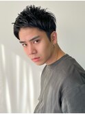 田中アップバングツーブロックスパイキーショート