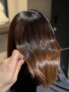 ルナス 福岡天神(LUNAS) 縮毛矯正+髪質改善トリートメント