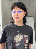 ウルフカット　パーマヘア　マレットヘア　刈り上げ