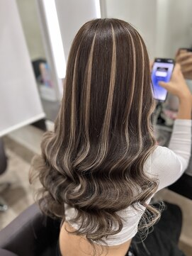グランディールヘアデザイン(grandir hairdesign) エクステで多めメッシュ！-Yurika-