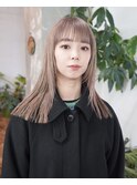 ハイトーンベージュ/フェイスレイヤー/ブリーチ/柏美容室