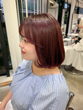 メモリーズ 表参道(Memories) ブリーチなしでできるうる艶チェリーピンクが可愛い♪