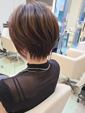 ウィル あべの店(WiLL) イメチェン丸みショートナチュラルボブ30代40代50代田嶋32