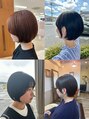 トップヘアー 総社駅南店(TOP HAIR) 丸みのあるショートボブも得意です!お待ちしております!