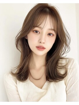 ハム 立川(hum) ココアベージュ/オリーブグレー/小顔/黒髪[立川/髪質改善]