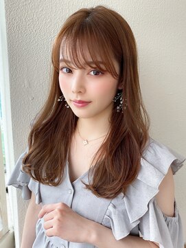 アフロート エル 大阪(AFLOAT L) 【20代30代】さりげないナチュラルレイヤー/小顔/ブラウンカラー