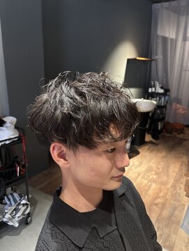 シャドウパーマ×マッシュ