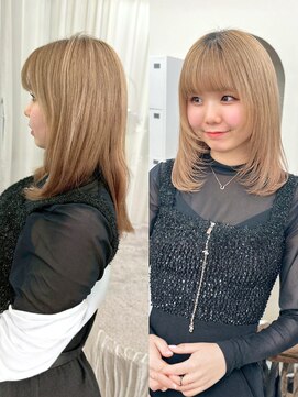 アルテヘアー(arte HAIR) 【arteHAIR】BeforeAfterあり/顔まわりレイヤー/デザインカット