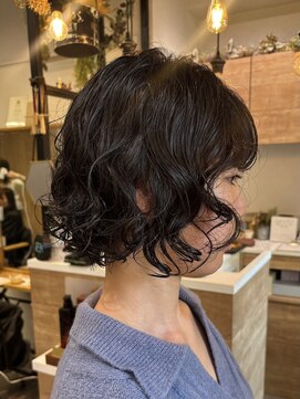 オッジバイケンジ(oggi by KENJE) ボブパーマ ニュアンスパーマ