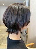大船ワンカラーブリーチなしダブルカラーオリーブブラウンカラー