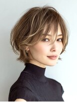 ハーツ(Heart's)&nbsp;40代50代60代/脱白髪染め白髪ぼかしハイライト/ショートヘア