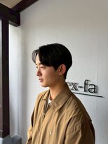 エクファ ヘア シェリル 草津 南草津店(ex-fa hair cherir)&nbsp;ミルクティーブロンド/ダークブルー/デジタルパーマ/南草津