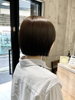 フィルムス ヨコハマ プラス(FILMS 横浜 +)&nbsp;ミルクブラウン/ボブ／オリーブページュ/ブリーチなし/横浜+