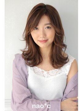 ナオシ 田原台店(nao c) 【nao*c田原台店】ゆるふわウェーブ大人可愛いベージュカラー☆