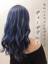 ブランシスヘアー(Bulansis Hair) #ディープブルー #仙台美容室 #ハイライト