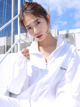 アイティー バイ アルバム 中野店(IT by ALBUM) ストリートシニヨンガール_オリーブカラー_27396